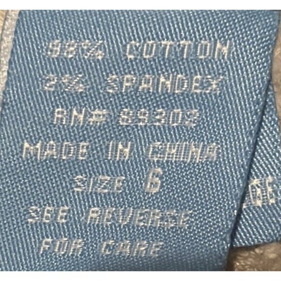 Duck Head Petites Stretch Womens Khaki Capri Pants Size 00P Beige Zip Pockets - Picture 8 of 11